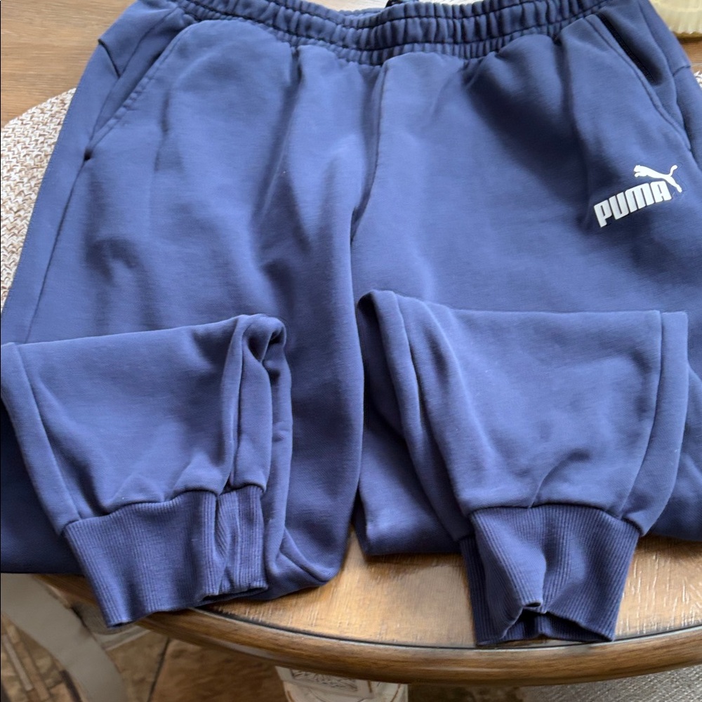PUMA Men’s Navy Joggers, XL